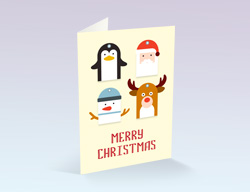 Yellow Christmas Cards